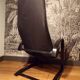 Scandinavian leather armchair