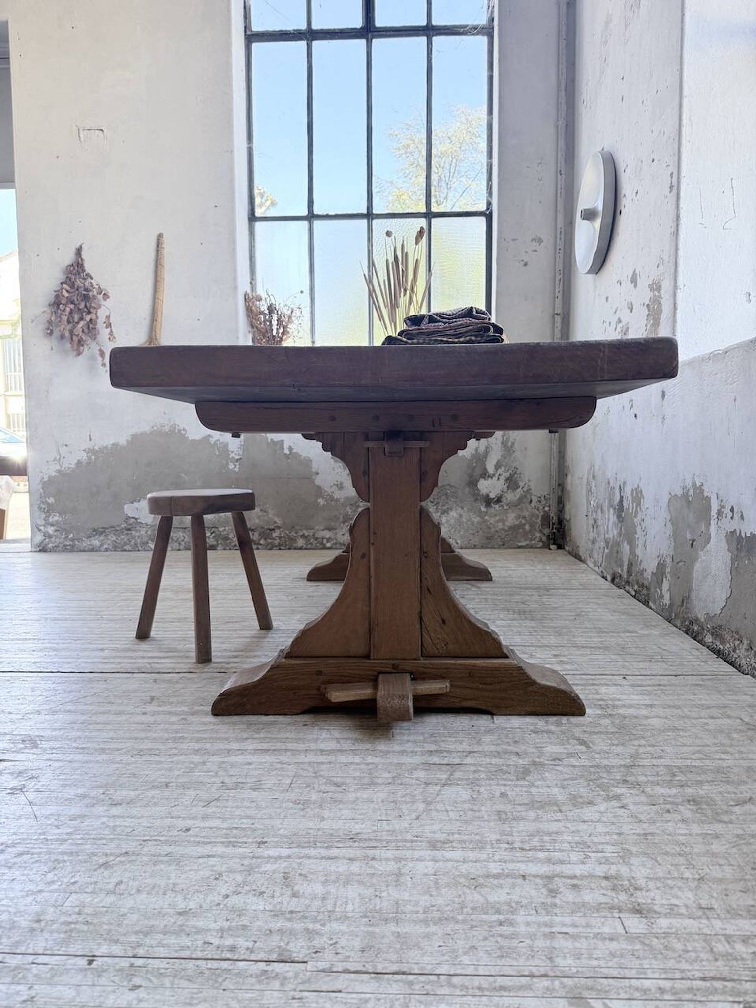 Table monastère chêne 1950 XXL