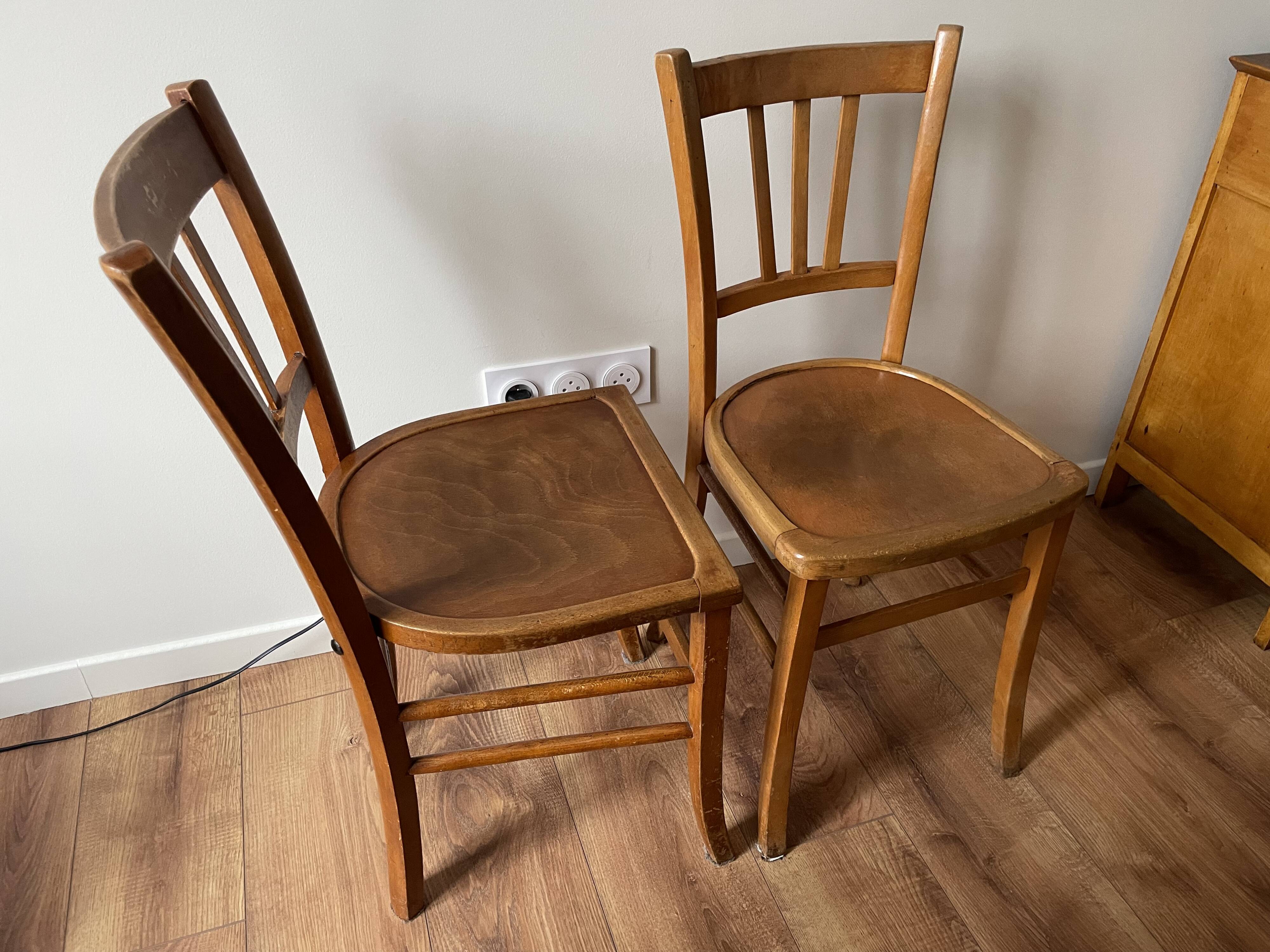 Pair of Luterma bistro chairs from the 1950s