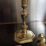 Pair of gilded bronze candlesticks