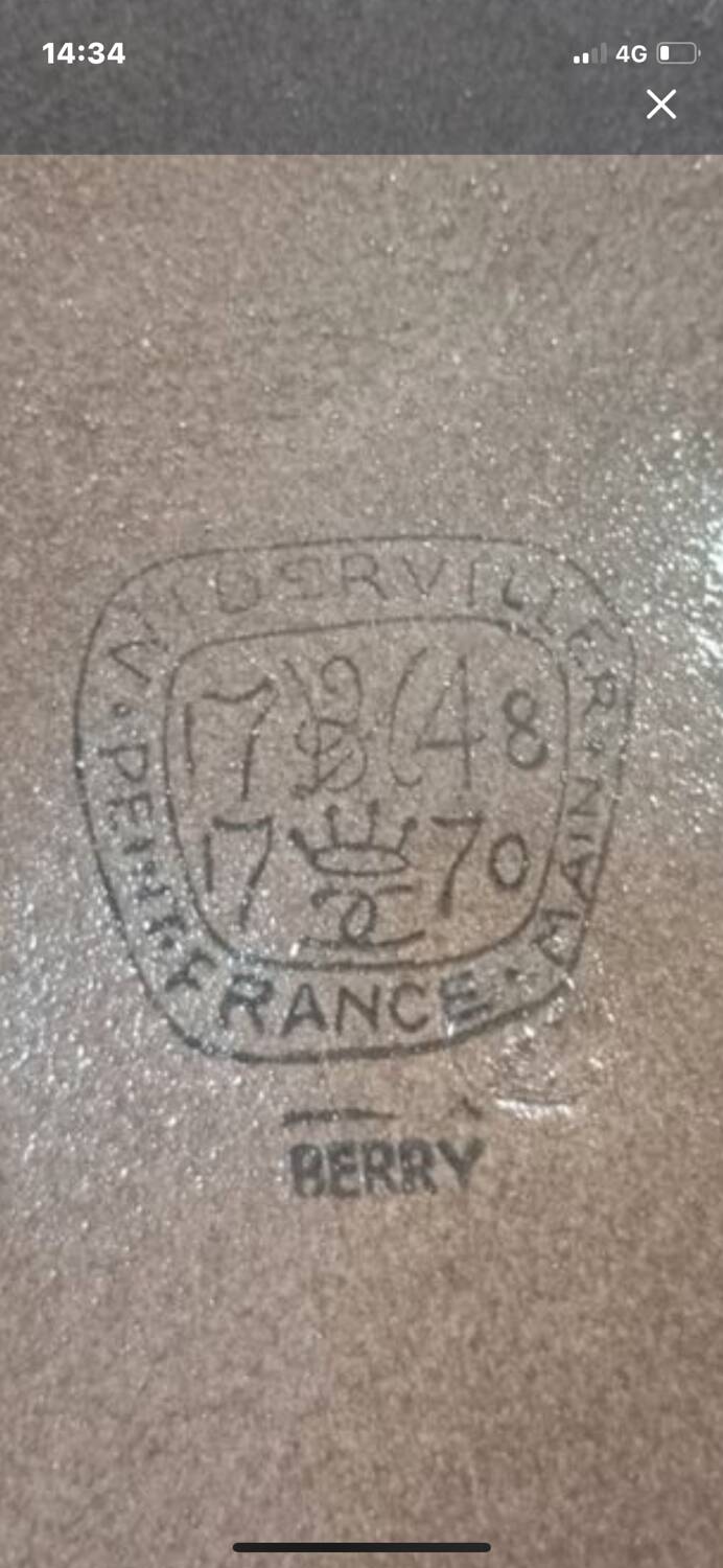 Niderviller oyster service in glazed stoneware