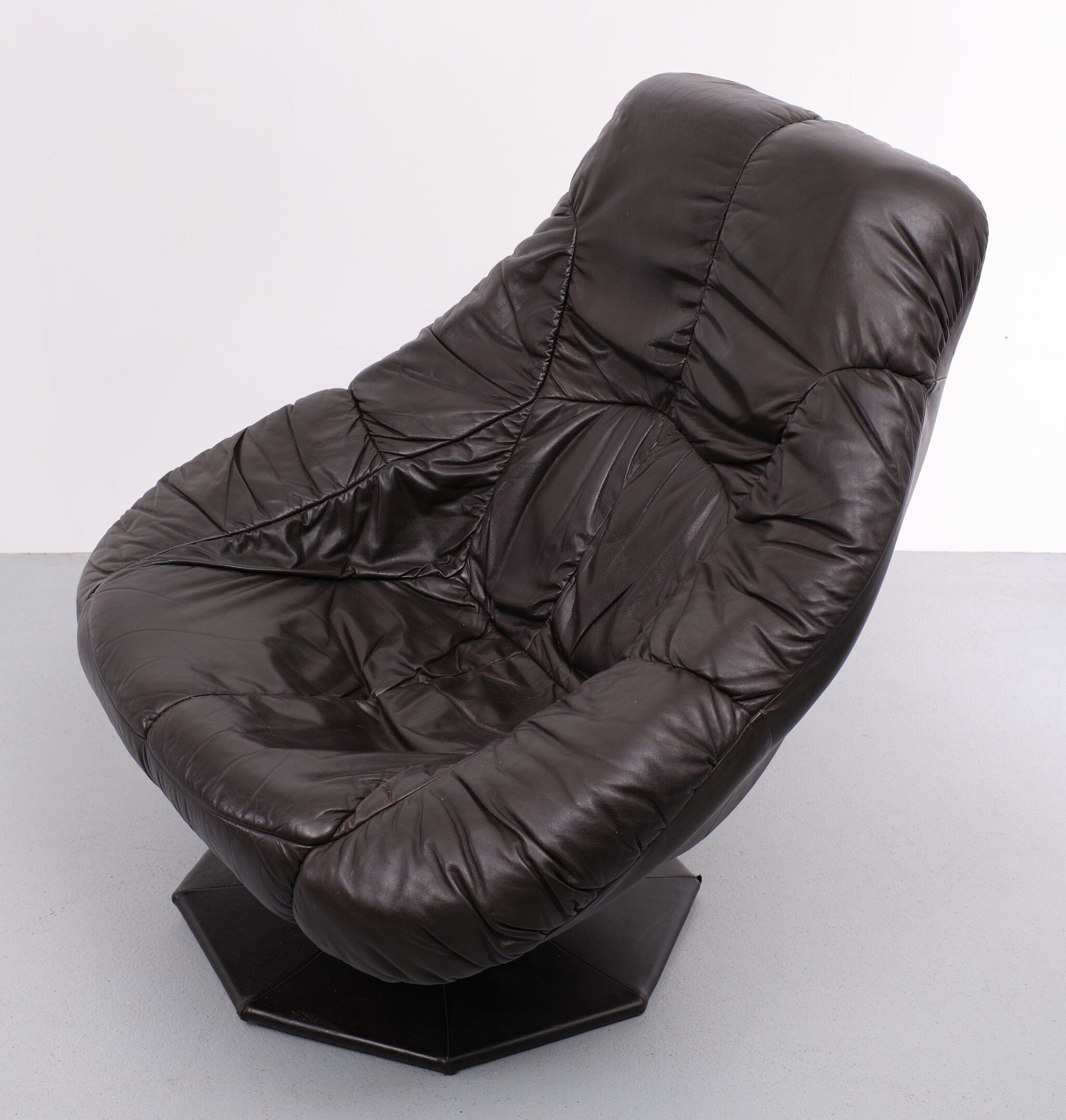 Mocha Color Lounge Chair 1970s