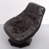 Mocha Color Lounge Chair 1970s