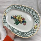 Oval flat villeroy and boch basket
