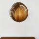 Suspension lune en bois