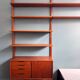 Vintage Scandinavian teak modular wall unit "Veggen De Luxe", Norway