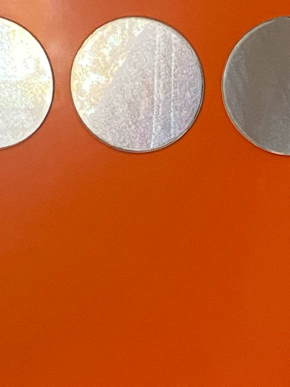 Miroir de type Space Age