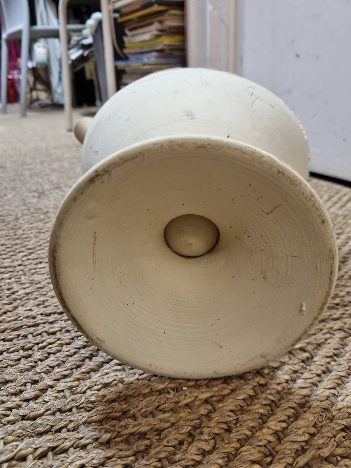 Spanish ceramic rooster pitcher 1980