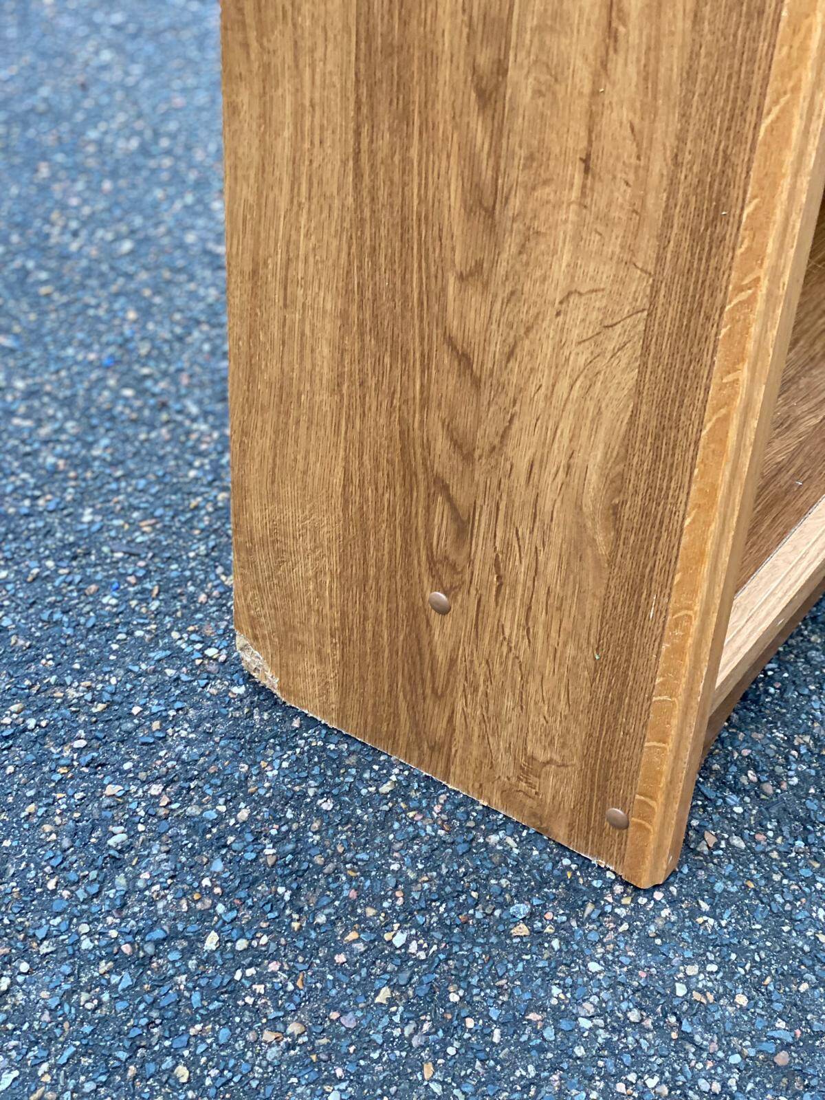 Vintage wooden shelf bookcase 80cm