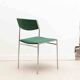 Martin Visser chair green and chrome