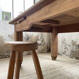XL Butcher's Oak and Beech Farmhouse Table