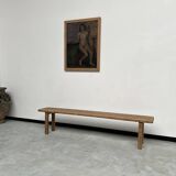 Solid oak bench from the 60s