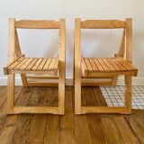 Pair of folding chairs