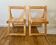 Pair of folding chairs