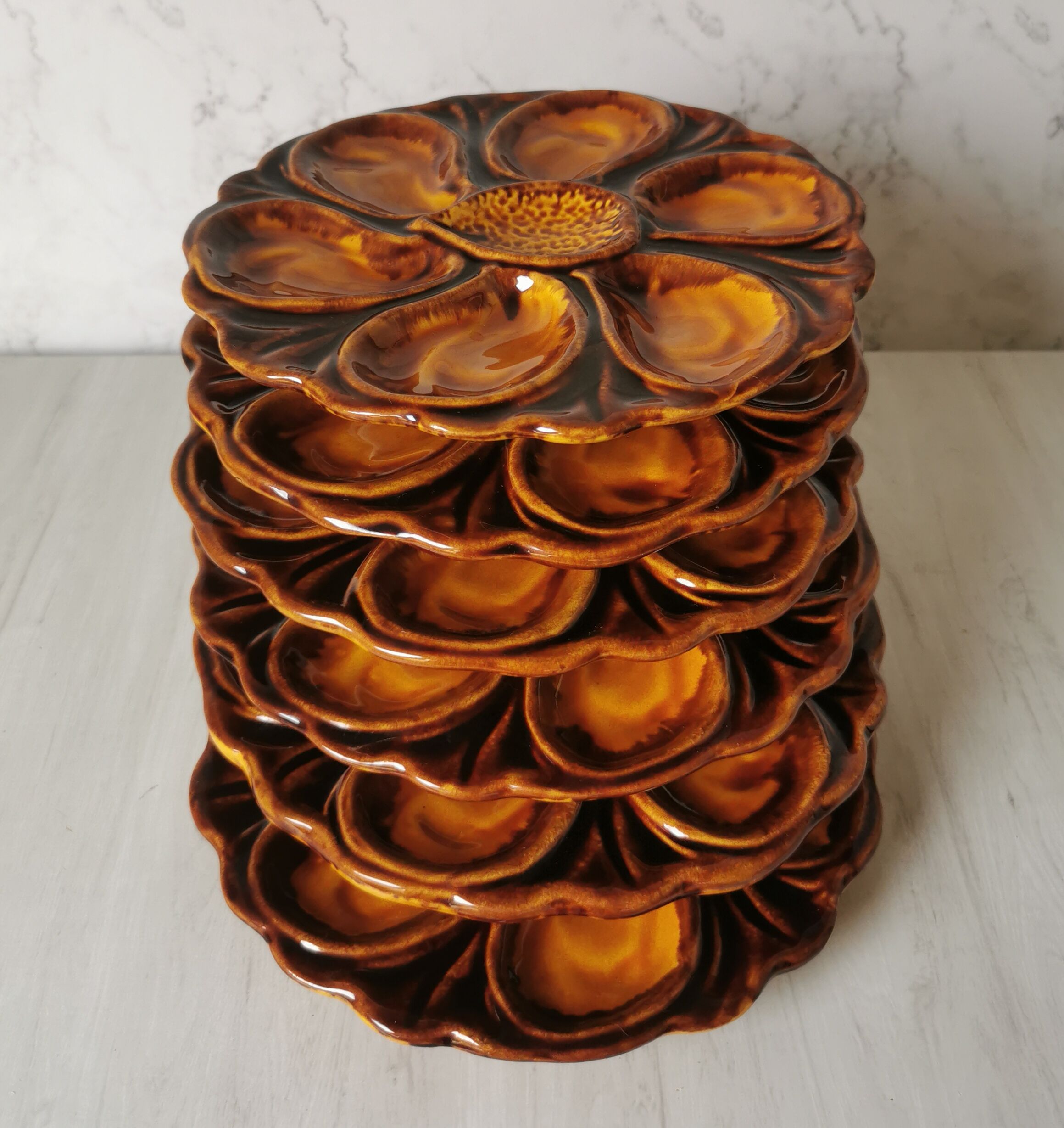 Vallauris oyster plates