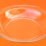 Plat creux de service verre transparent duralex made in france 1950