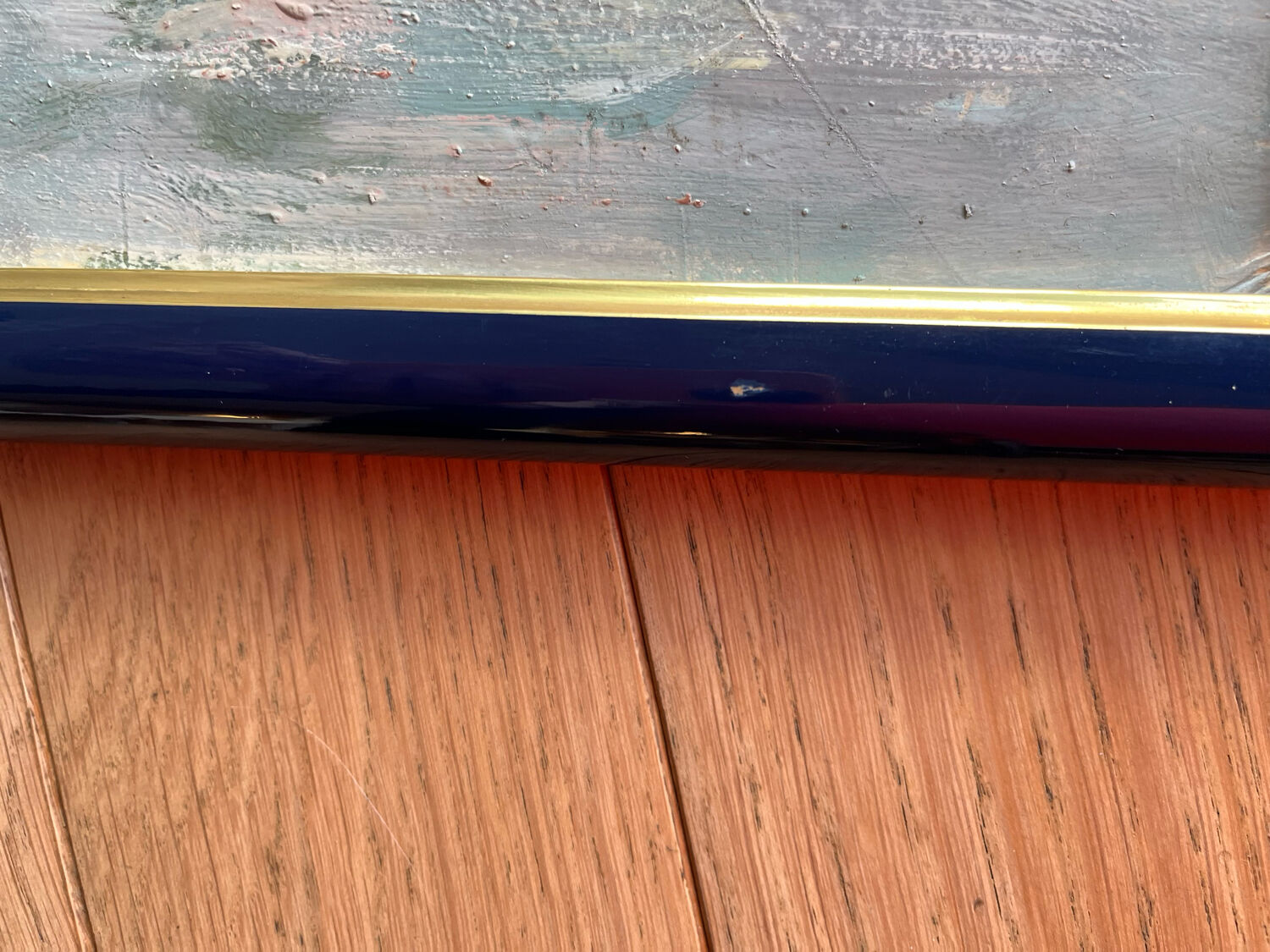 Oil on panel, Fishermen in the bay of Mont Saint Michel