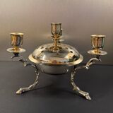 Four-armed, four-legged chandelier, mid-20th century