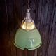 „Alma“ ukrainische Industrie Lampe Poliert / Grün