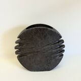 ceramic vase by Nereo Boaretto in dark gray