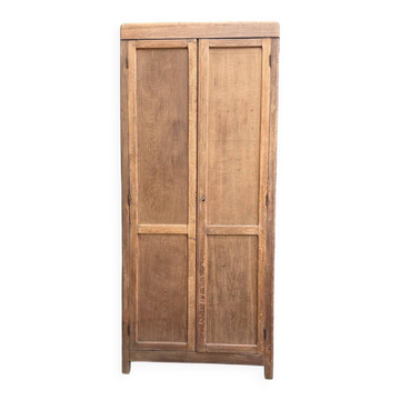 Armoire parisienne scolaire en chêne (rénovée)