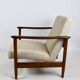 GFM-142 Chair in Beige Bouclé attributed to Edmund Homa, 1970s