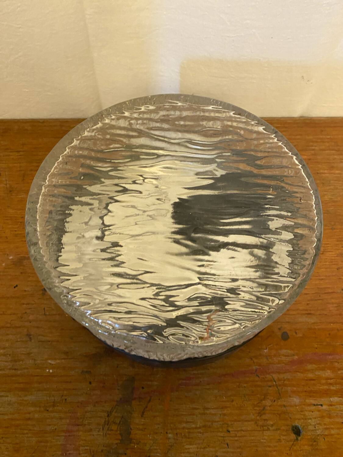 Antique Molded Glass Wall Light Ceiling Lamp + Vintage Black Bracket #C713