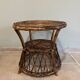 Rattan round table