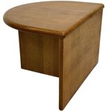 Vintage Side Table In Oak Minimalist 80's Design