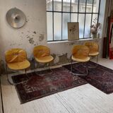 4 chairs Rinaldi "Sabrina" yellow leather