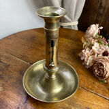 Push candle holder in brass