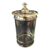 Candy jar from the glassware of la rochere dried fruits and vegetables muesli pasta