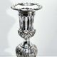 PAIR OF SILVERED BRONZE CANDLESTICKS
