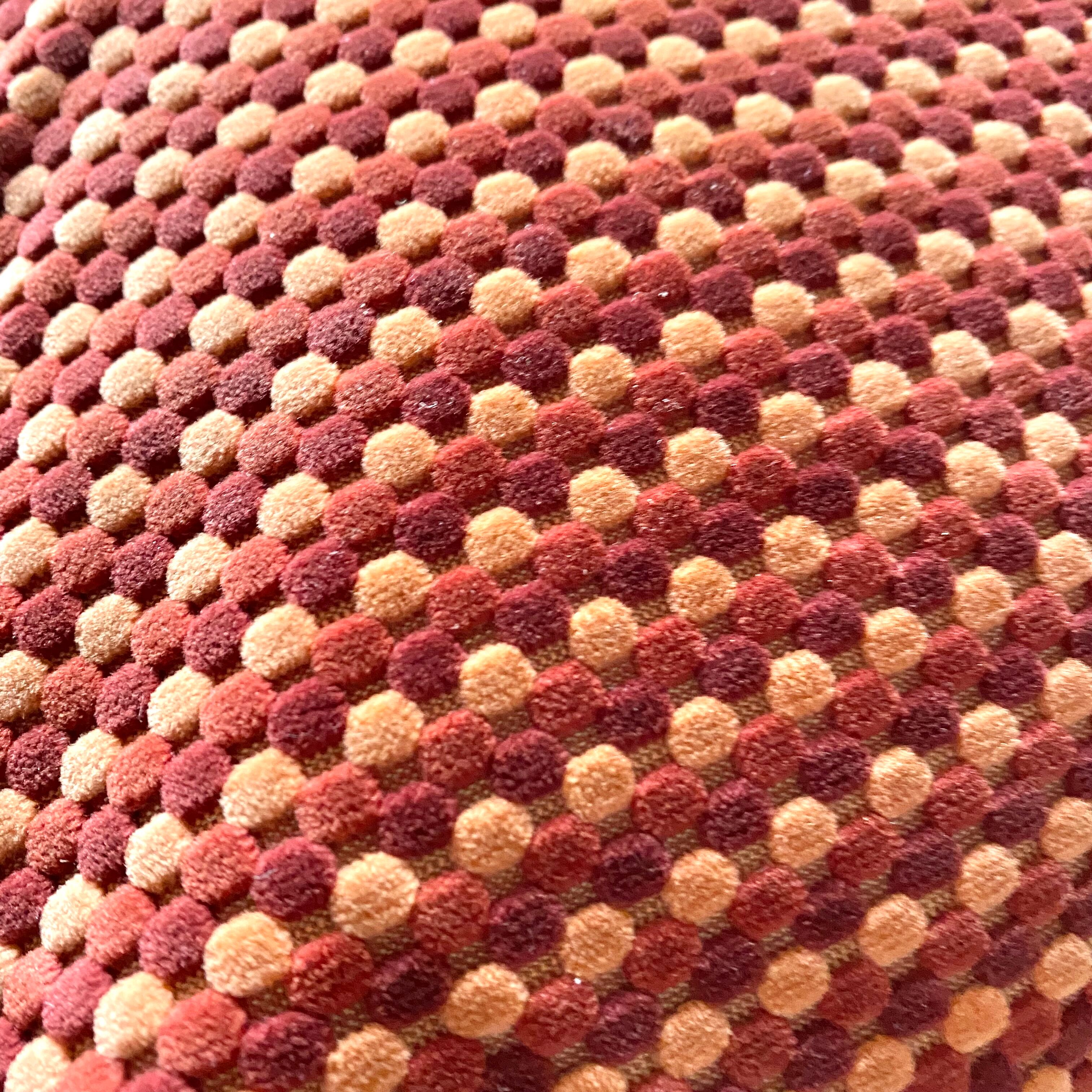 Coussin en velours vintage