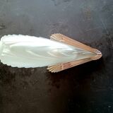Pair of Art Deco wall lights, feather, wing or horn model