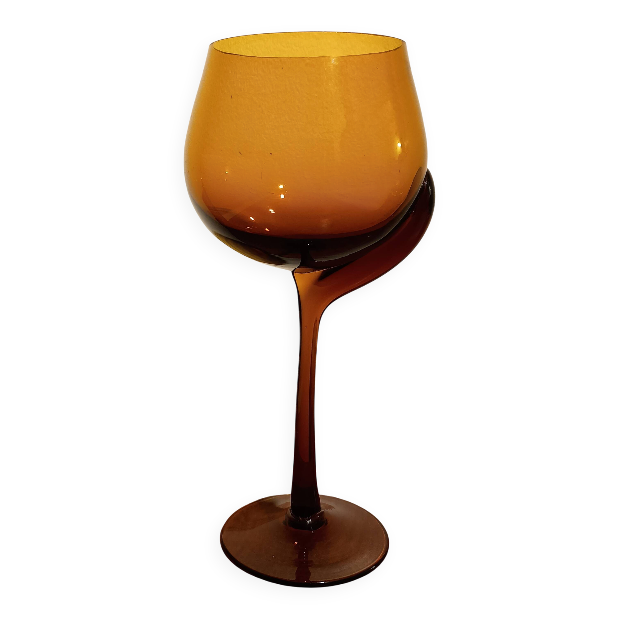 Verres à pieds design vintage