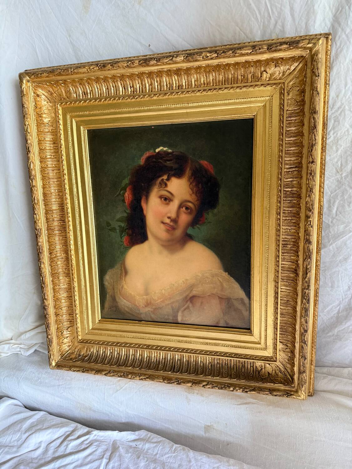 Oil painting table