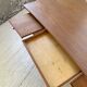 Scandinavian "boomerang" two-sided teak desk Midtjydsk Mobelfabrilk