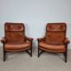 Paire de fauteuils scandinaves
