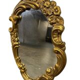Vintage gold baroque mirror / wall mirror