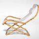 Set of Vintage Deck Chairs in Bamboo and Brass by Vivai Del Sud, 1970s