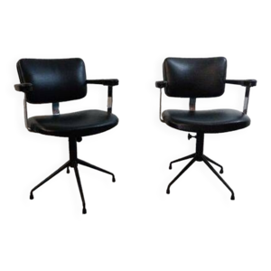 Paire de fauteuils bridge - 1950