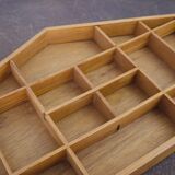 House wooden wall shelf lockers