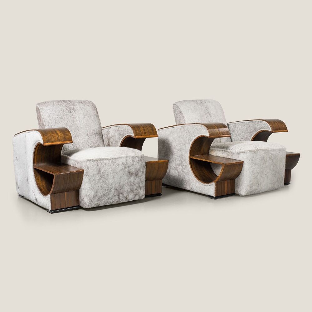Pair of Art Deco armchairs
