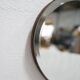 Vintage art deco bevelled oval mirror