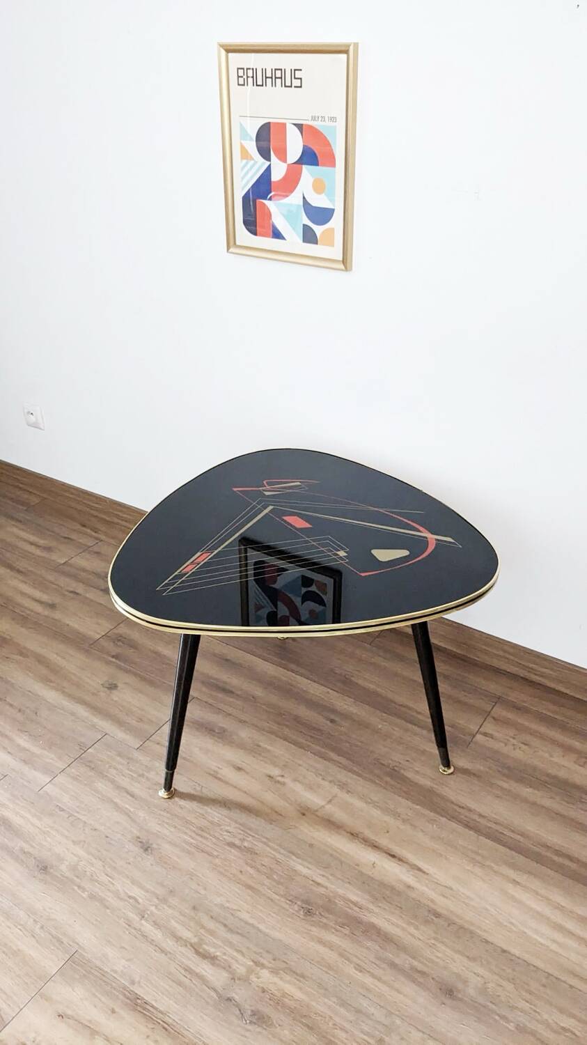 Vintage tripod coffee table