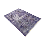 Distressed Overdyed Turkish Rug 210x154 cm