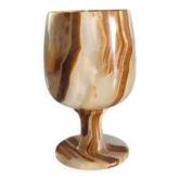 Verre a pied vin en onyx