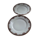 Pair of porcelain plates