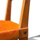 Chair S24 Pierre Chapo - Solid Elm & Cognac Leather Brutalist